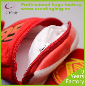 Zaino Scolastico per Bambini a Forma di Auto Rossa in Peluche 3D Unisex - Product Image 3