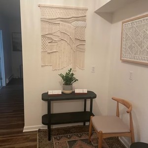 Nouvelle <span class=keywords><strong>Tapisserie</strong></span> Murale en Macramé Personnalisée 2025 Décoration Bohème Art Mural en <span class=keywords><strong>Fibre</strong></span> Macramé Abstrait Longue <span class=keywords><strong>Tapisserie</strong></span> pour la Décoration des Escaliers - Product Image 6