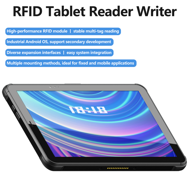JINTOU Rugged RFID Tablet Android 9 High Performance UHF Reader ISO 18000-6C 4G Industrial Data Capture Logistics Warehouse