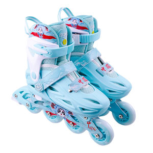 Chaussures de roller en ligne professionnelles pour l'extérieur avec 4 roues en PU, châssis en alliage d'aluminium et roulements ABEC-7 pour femmes, hommes et enfants - Product Image 1