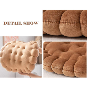 Cojín de Meditación Personalizado en Forma de Galleta, Cojín Redondo para Silla, Almohada Cuadrada para el Suelo, para Sala de Estar, Balcón, Oficina, Sofá, Yoga - Product Image 2
