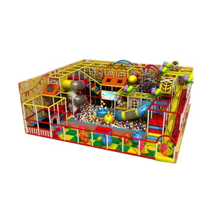 Scivolo in plastica arcobaleno per adulti pit soft Play per bambini parco giochi al coperto per bambini