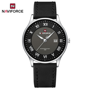 นาฬิกาควอตซ์ NAVIFORCE 9290 ของแท้จากโรงงาน สายหนังแท้ เข็มเรืองแสง นาฬิกาควอตซ์บางเฉียบ สำหรับผู้ชาย - Product Image 1