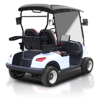 KEYU Voiturette de golf électrique quatre roues, meilleur rapport qualité-prix, 48V 4KW, 30-50km/h, 90km d'autonomie, certifiée CE, 2 places, fabriquée en Chine, design tout-terrain