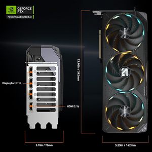 Tarjeta Gráfica GeForce RTX 5080 Gaming OC 16G con Sistema de Refrigeración WINDFORCE, 16GB 256-bit GDDR7, Arquitectura Blackwell Mejorada - Product Image 6