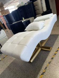 Cama de belleza con altura de cabezal ajustable, movimiento ascendente y descendente, y dispositivo para rizar pestañas en ángulo cruzado, venta directa de fábrica - Product Image 4