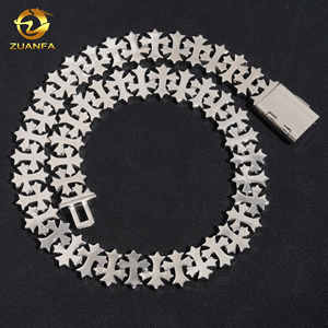 Zuanfa เครื่องประดับ925เงินแท้ขนาด18มม. เครื่องทดสอบเพชรผ่านไปมาสายหินมอยส์ซอไนต์สำหรับผู้ชาย - Product Image 4