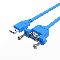 Werkseitig hergestelltes USB 3.0-Verlängerungskabel für die Schalttafel montage