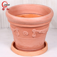 Pots de fleurs Pots de plantes Jardinières décoratives en plastique pour plantes Prix d'usine Plastique PE Marron Pots en plastique contemporains 30 pouces