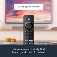 Télécommande de remplacement vocale compatible avec Fire TV Stick 2e/3e génération / Fire TV 4K 3e génération pour Fire TV