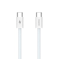 Kabel USB Tipe C ML15 dari Aluminium Alloy dengan Jalinan, Pengisian Cepat 6A untuk Ponsel USB C, Kabel Data Pengisian Cepat