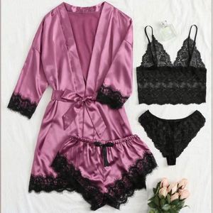 Nouvelle Robe de Nuit pour Femmes I-0695 – Vente en Gros – Été, Automne, Printemps – Grande Taille – Mousseline Respirante – Douce – Taille Élastique Avant - Product Image 2