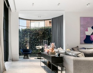Steel <b>Framed</b> Fixed Window | Architectural Glass Curved Design - Product Image 3