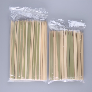 Brochetas Planas de Bambú Natural Biodegradable para Barbacoa, <span class=keywords><strong>Kebab</strong></span> y Otros Alimentos - Product Image 2