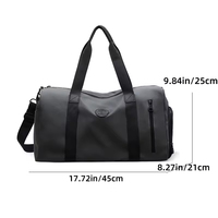 Sac de Sport de Voyage Duffle Léger Magnétique Imperméable Personnalisable pour Week-end Hommes Femmes Mixte Fitness Danse