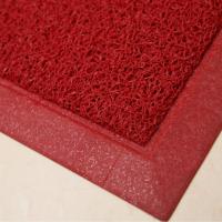 Tapis d'entrée en PVC à boucles pour trafic moyen, texture en poils spaghetti, lavable et durable pour usage intérieur/extérieur