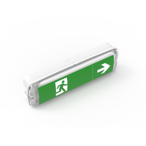 Lumière de sortie d'urgence murale LED 650lm 5W, indicateur de direction, double mode, IP65, <span class=keywords><strong>CB</strong></span> CE, pour hôtel, école, usine, entrepôt, hôpital - Product Image 4