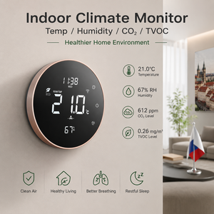 Thermostat intelligent numérique Wi-Fi à contrôle de température direct usine pour Villa, Salle de bain, Hôtel, Maison - Product Image 3