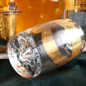 Jarra de vidrio de 64 onzas con tapa de cristal, jarra de agua con mango, buena bebida para zumo casero y agua con oro - Product Image 6