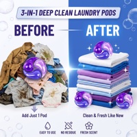 Lessives en capsules pour vêtements – Produits de nettoyage ménager personnalisés pour la maison, disponibles en OEM/ODM