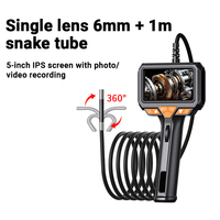 Endoscope vidéo industriel articulé pour inspection de tuyaux, réparation automobile, égouts, étanche IP67, inspection de moules
