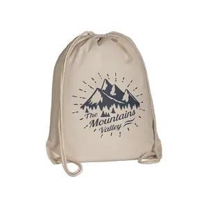 Mochila de algodón 130g, merchandising sostenible - Product Image 2