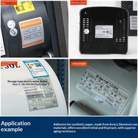 Étiquettes adhésives en PET argentées, papier autocollant mat argenté vierge, impression de codes-barres, impression personnalisée