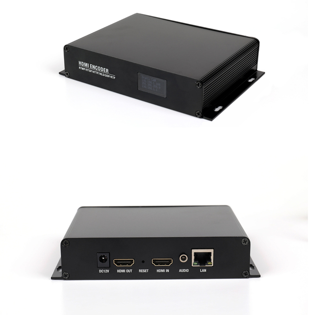 KUNUOMAGIC H.265/H.264 Video Encoder 1080P 60fps Metal Construction Live Stream Device SRT/RTMP Protocols for /OTT Systems