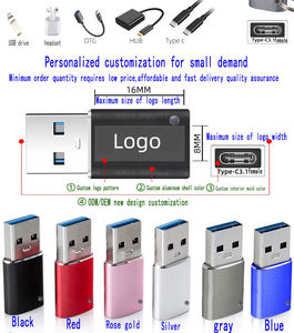 Adaptador USB OTG Portátil LUNG KAY de USB Macho a USB C Hembra para Carga USB 3.0, Cable para Laptop, Nexus, Oneplus, Cargador de Datos - Product Image 2