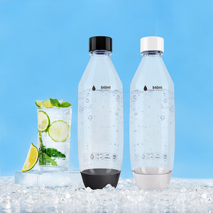 Bouteilles pour machine à soda 840 ml (28 oz) sans BPA, réutilisables, en PET, pour eau gazeuse, bouteilles en plastique pour remplissage à chaud - Product Image 1