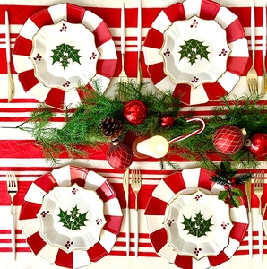 Assiettes en papier pour fête de Noël, fabricant d'assiettes en papier personnalisables pour la fête de Noël, assiettes en papier jetables décoratives - Product Image 1
