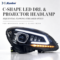 Kit de modernisation de phares LED avec feux de jour DRL et clignotants séquentiels pour Mercedes Benz Classe C W204 C180 C200 C260