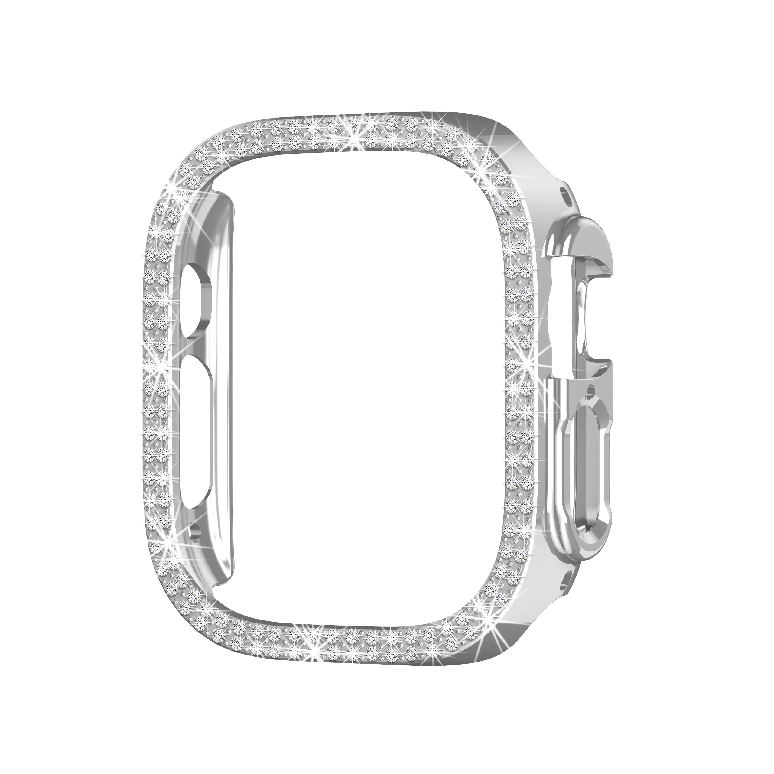 49mm PC Diamond Bling Smart Watch Case For iWatch Ultra 8 Protective Case Watch Protector Cover