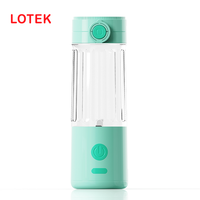 Blender portable, bouteille, rechargeable par USB, 500 ml, 6 lames, mixeur à fruits, mini presse-agrumes manuel, blender pour smoothies