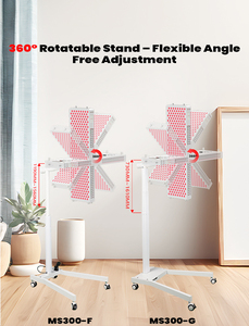 IDEATHERAPY Support de luminothérapie à lumière rouge avec rotation à 360 degrés pour position couchée horizontale sur lit - Product Image 4