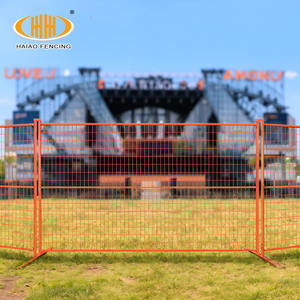 2,1x2,4 m Galvanizado Canadá Cercado temporal Perímetro residencial Malla de alambre soldada Valla temporal para Canadá - Product Image 3
