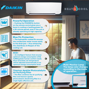 Climatiseur mini-split sans conduit Daiki-Style 18000 BTU 18 SEER2 série Entra, pompe à chaleur R32, pour 1000 pieds carrés (vente en gros) ft - Product Image 3