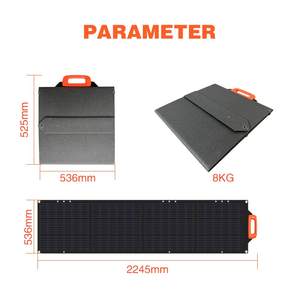Ruhm Solar OEM Mono Faltbares Solar panel 200W 18V Faltbares Solar panel für Camping reisen im Freien - Product Image 4