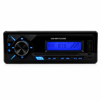 Lecteur MP3 universel 1 DIN pour voiture, télécommande, transmetteur FM, USB Type-C, TF pour radio stéréo, sortie haute puissance 4 canaux RCA