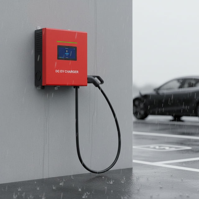 Dc Fast Ev Charger Home Charging Station 4G WiFi Graffiti APP 380V Voltage Dc Charger Ev