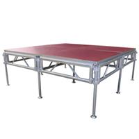 Escenario de Baile Portátil Modular de Aluminio, Preensamblado, Ligero, Transparente, para Exteriores, con Dimensiones Personalizables de 0.3-2m