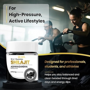 Complément alimentaire en gommes de Shilajit pur de l'Himalaya, marque privée ODM/OEM, avec enzyme et acide fulvique, plus de 85 oligo-éléments - Product Image 3