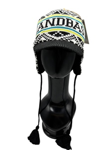 Gorro de Punto con Visera y Orejeras LANDBAS, Diseño Jacquard, 56-58cm, 100% Acrílico, Regalo de Navidad, Proveedor de Taiwán - Product Image 5