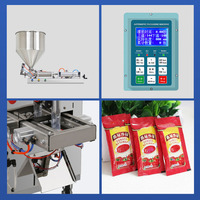 Machine automatique de remplissage et de scellage VFFS pour sachets de sauce tomate, sauce chili, ketchup, confiture, beurre de cacahuète, pâte de sésame