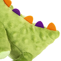 Jouet pour chien REX en peluche durable avec dinosaures en peluche grinçants et garde à mâcher écologique et papier froissé