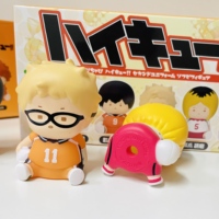 Ensemble de 5 figurines d'anime HQ Shoyo Hinata, Tobio Kageyama, Kei Tsukishima dans une boîte mystère, idéal pour les cadeaux