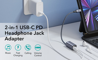 Protector de cable adaptador ult-unite OEM ODM ESR modelo 01 USB tipo-c hembra a macho de 2 a 2,