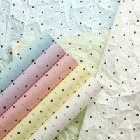 Papier d'emballage pour bouquet floral Ouya imprimé à pois, imperméable, matériel d'emballage pour fleurs DIY