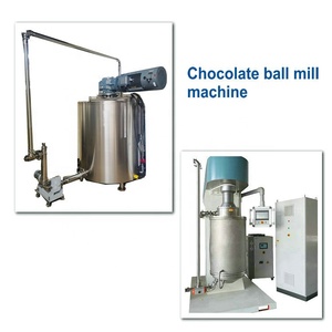 Machine à broyer les boules de chocolat à diffusion continue verticale pour le raffinage et la fabrication - Product Image 1