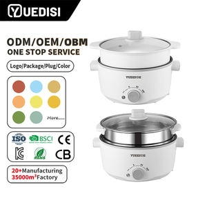 Olla Eléctrica <span class=keywords><strong>Instant</strong></span>ánea YUEDISI de Gran Capacidad, 3.8L, 220v/110v, Tipo Dividido, Cocina Rápida de Fideos, Sartén Eléctrica Antiadherente - Product Image 1